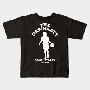 dawn staley shilouette Kids T-Shirt